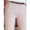 Dámské kalhoty s páskem slim fit LINESKA Dstreet UY2573 (Velikost M, Barva Béžová)
