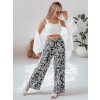 Dámské kalhoty wide leg TROPICAL SUN Dstreet UY2632 (Velikost M, Barva Vícebarevná)