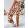 Dámské široké kalhoty wide leg ZEBRAVIBE Dstreet UY2653 (Velikost M, Barva Vícebarevná)