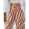 Dámské široké kalhoty wide leg ZEBRAVIBE Dstreet UY2653 (Velikost M, Barva Vícebarevná)