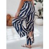 Dámské široké kalhoty wide leg ZEBRAVIBE Dstreet UY2653 (Velikost M, Barva Vícebarevná)