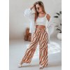 Dámské široké kalhoty wide leg ZEBRAVIBE Dstreet UY2653 (Velikost M, Barva Vícebarevná)