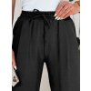 Dámské široké kalhoty wide leg MILLIVIO Dstreet UY2659 (Velikost M, Barva Černá)