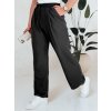 Dámské široké kalhoty wide leg MILLIVIO Dstreet UY2659 (Velikost M, Barva Černá)