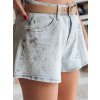 Dámské džínové šortky  SPARKLOVE Dstreet SY0474 (Velikost S, Barva Modrá - světle)