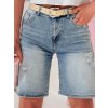 Dámské džínové kraťasy SHORTIVA Dstreet SY0476 (Velikost S, Barva Modrá - světle)