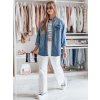 Dámská džínová košile oversize DENIMOVA Dstreet DY0467 (Velikost S, Barva Modrá - světle)