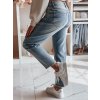 Dámské džíny slim fit SLIMEDEW Dstreet UY2667 (Velikost 34, Barva Modrá - světle)