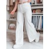 Dámské kalhoty wide leg LEGBLISS Dstreet UY2676 (Velikost S, Barva Bílá)
