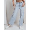 Dámské džíny wide leg FLOWLESS Dstreet UY2682 (Velikost S, Barva Modrá - světle)