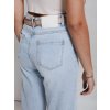 Dámské džíny wide leg FLOWLESS Dstreet UY2682 (Velikost S, Barva Modrá - světle)