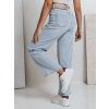 Dámské džíny wide leg FLOWLESS Dstreet UY2682 (Velikost S, Barva Modrá - světle)