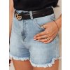 Dámské džínové šortky VIBEJEANS Dstreet SY0490 (Velikost S/38, Barva Modrá - světle)