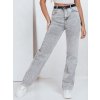 Dámské džíny wide leg Dstreet UY2765 (Velikost 34, Barva Šedá - tmavě)