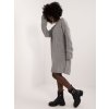 Dámské šaty BA-SK-0528.45 Black (Barva Šedá, Velikost UNI)
