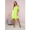 Šaty 3320 svázané na rukávech (Velikost UNI, Barva Zelená)