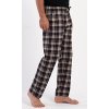 Pánské pyžamové kalhoty Armando (Barva Hnědá, Velikost XL)