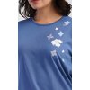 Dámské pyžamo dlouhé Joanne (Barva Modrá, Velikost 4XL)