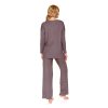 Dámské pyžamo Doctor Nap SET.7305 viskóza (Velikost S, Barva Hnědá)