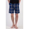 Pánské pyžamové šortky Matěj (Barva Modrá - tmavě, Velikost M)