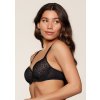 Dámská podprsenka LingaDore 1400-1 black/nude (Velikost 70C, Barva Černá)