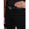 Dámské kalhoty FREEREX typu bootcut Dstreet UY2225 (Velikost S, Barva Černá)