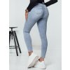 Dámské džíny FITTYCHIC z push up'em Dstreet UY2315 (Velikost 28, Barva Modrá - světle)