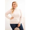 Dámský rolák Plus Size 1060 z viskózy (Velikost UNI, Barva Hnědá)