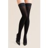 Samodržící punčochy Gabriella Alva code 632 (Velikost 3/4-M/L, Barva Černá)