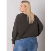 Mikina Plus Size -RV-BL-7162.12P (Barva Černá, Velikost UNI)