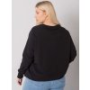 Mikina Plus Size -RV-BL-7162.12P (Barva Černá, Velikost UNI)