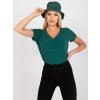 Tričko RV-TS-4832.35P BASIC FEEL GOOD (Barva Zelená - tmavě, Velikost M)