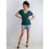 Tričko RV-TS-4832.35P BASIC FEEL GOOD (Barva Zelená - tmavě, Velikost M)