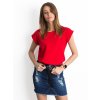 Tričko RV-TS-4833.01P BASIC FEEL GOOD (Barva Červená, Velikost L)