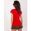 Tričko RV-TS-4833.01P BASIC FEEL GOOD (Barva Červená, Velikost L)