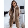 Dámská prošívaná vesta NOELIA khaki Dstreet TY3131 (Velikost S, Barva Hnědá)