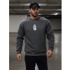 Pánská mikina bez kapuce Dstreet BX5921 (Velikost M, Barva Šedá - tmavě)