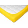 Dadka Jersey prostěradlo tmavě žluté (Rozměr 90x200x20 jednolůžko)