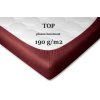 Dadka Jersey prostěradlo bordó (Rozměr 90x200x20 jednolůžko)