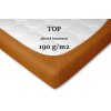 Dadka Jersey prostěradlo karamel (Rozměr 90x200x20 jednolůžko)