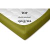 Dadka Jersey prostěradlo oliva (Rozměr 90x200x20 jednolůžko)
