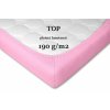 Dadka Jersey prostěradlo starorůžové (Rozměr 90x200x20 jednolůžko)