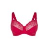 Dámská podprsenka LingaDore 1400-5 (Velikost 100C, Barva Červená)