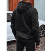Pánská mikina s kapucí Dstreet BX5933 (Velikost M, Barva Černá)