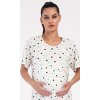 Dámská noční košile mateřská Sára (Barva Bílá, Velikost XL)