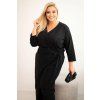 Dámský overal Plus Size 6962 (Velikost 4XL, Barva Černá)