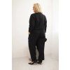 Dámský overal Plus Size 6962 (Velikost 4XL, Barva Černá)
