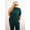 Dámský komplet 7050 Plus Size 3-dílný (Velikost UNI, Barva Zelená - tmavě)