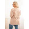 Dámská halenka Plus Size 6874 s lodičkovým výstřihem (Velikost 2XL/3XL, Barva Oranžová)