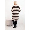 Dámské šaty Plus Size ART8111 (Velikost UNI, Barva Hnědá)
